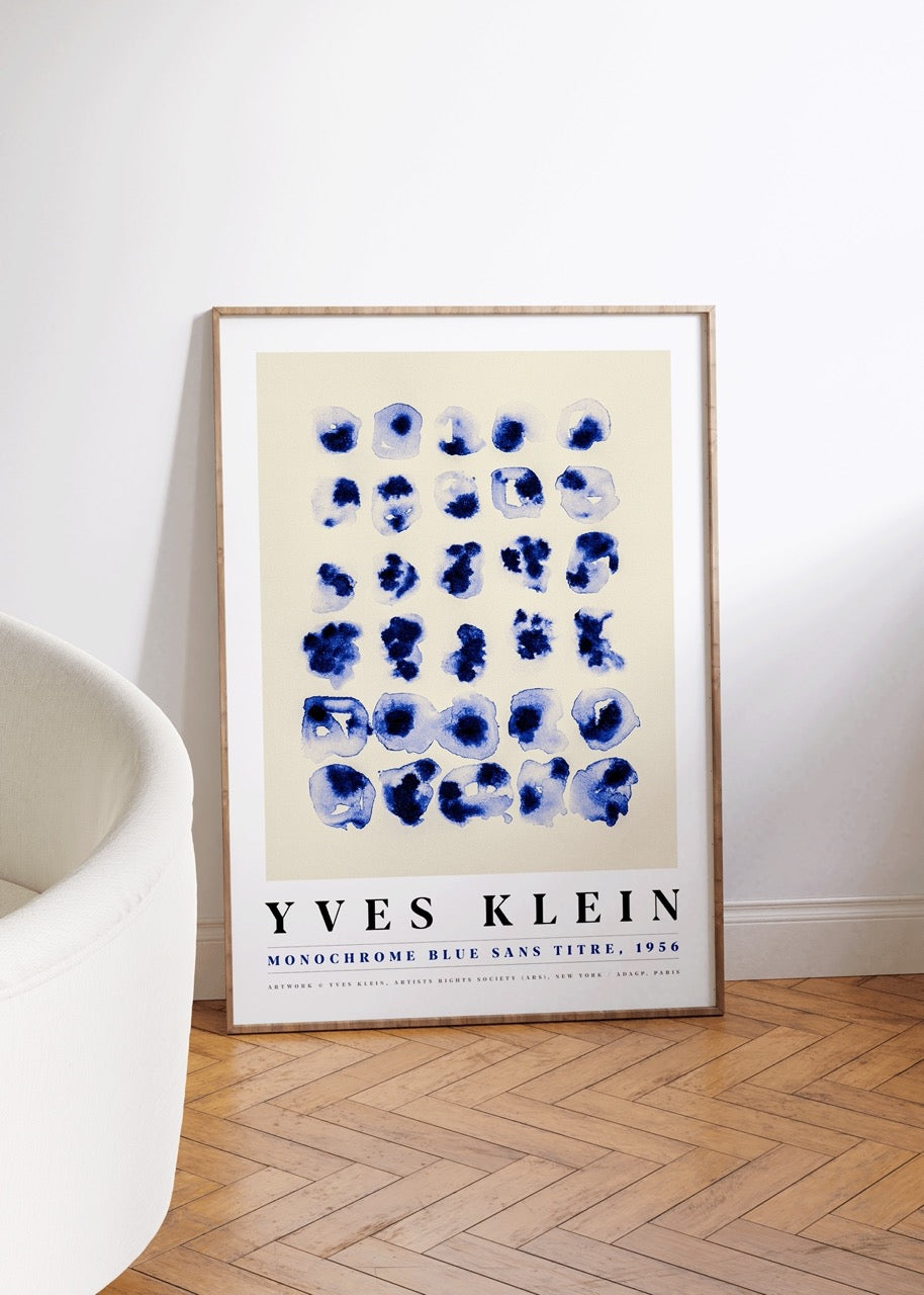 Yves Klein Çerçevesiz Poster