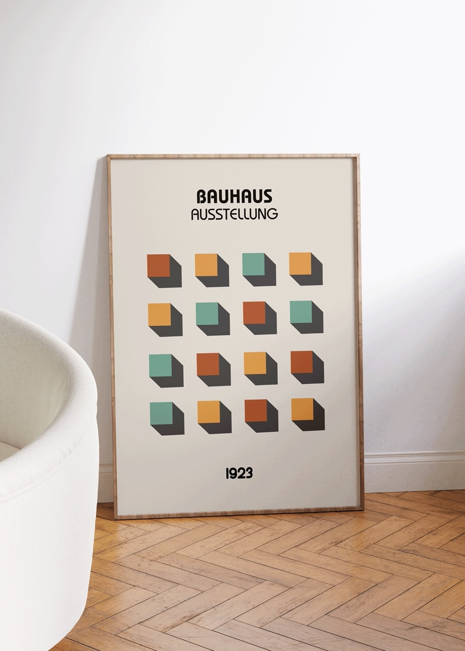 Bauhaus Çerçevesiz Poster