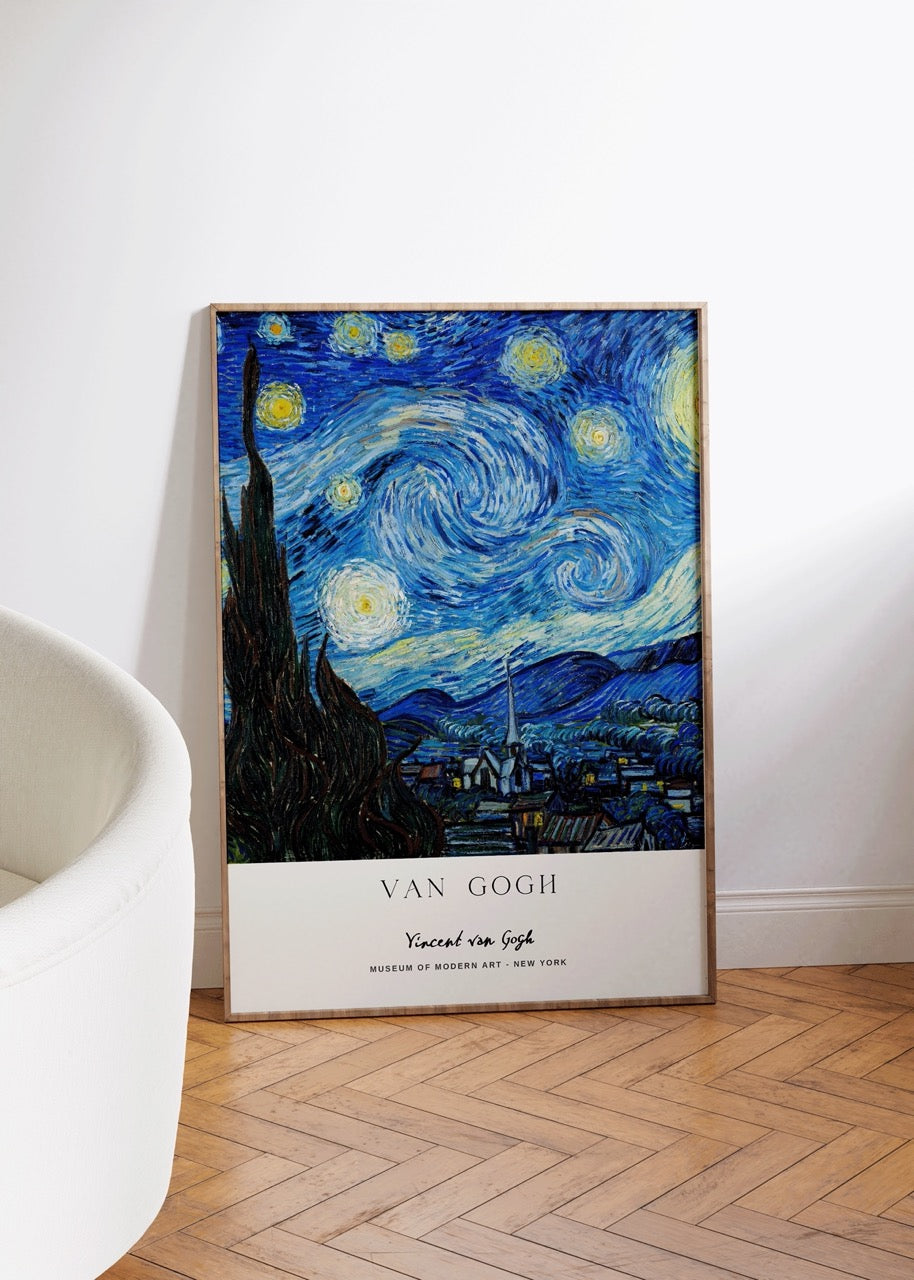 Van Gogh Çerçevesiz Poster