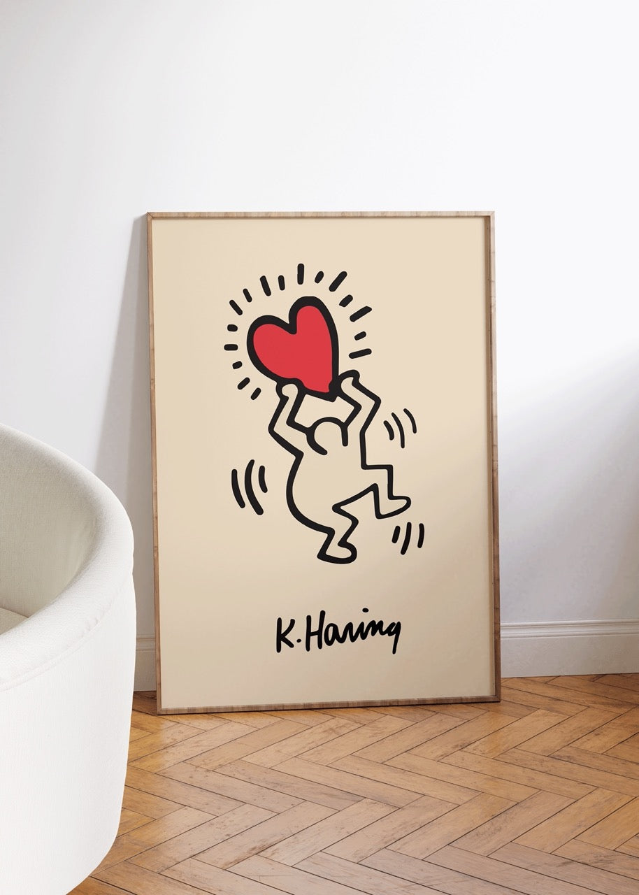Keith Haring Çerçevesiz Poster