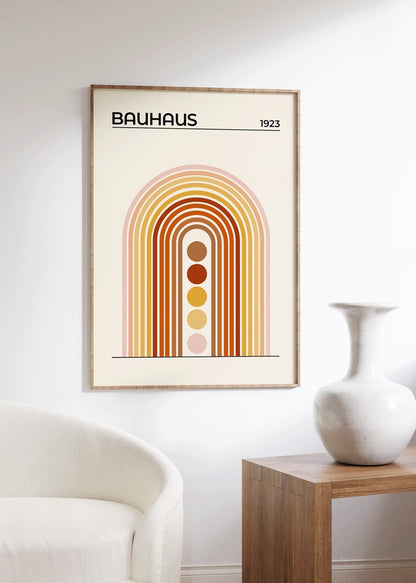 Bauhaus Çerçevesiz Poster
