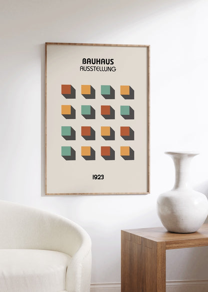 Bauhaus Çerçevesiz Poster