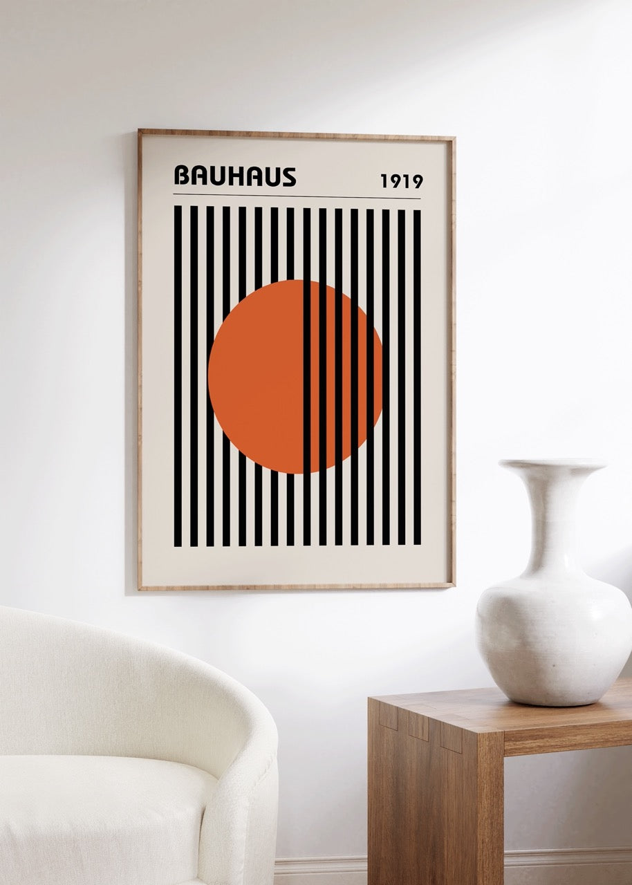 Bauhaus Çerçevesiz Poster