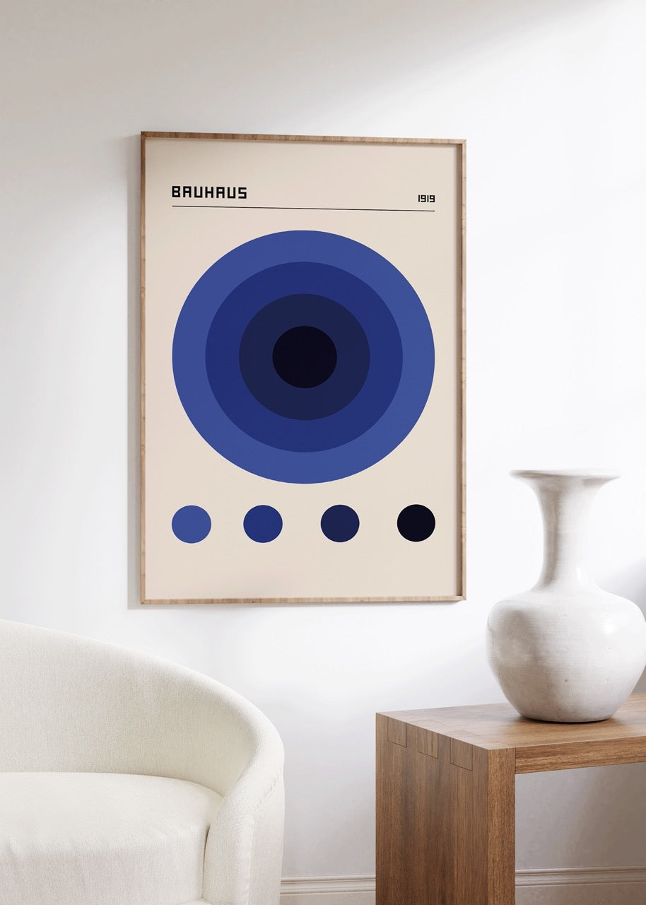 Bauhaus Çerçevesiz Poster