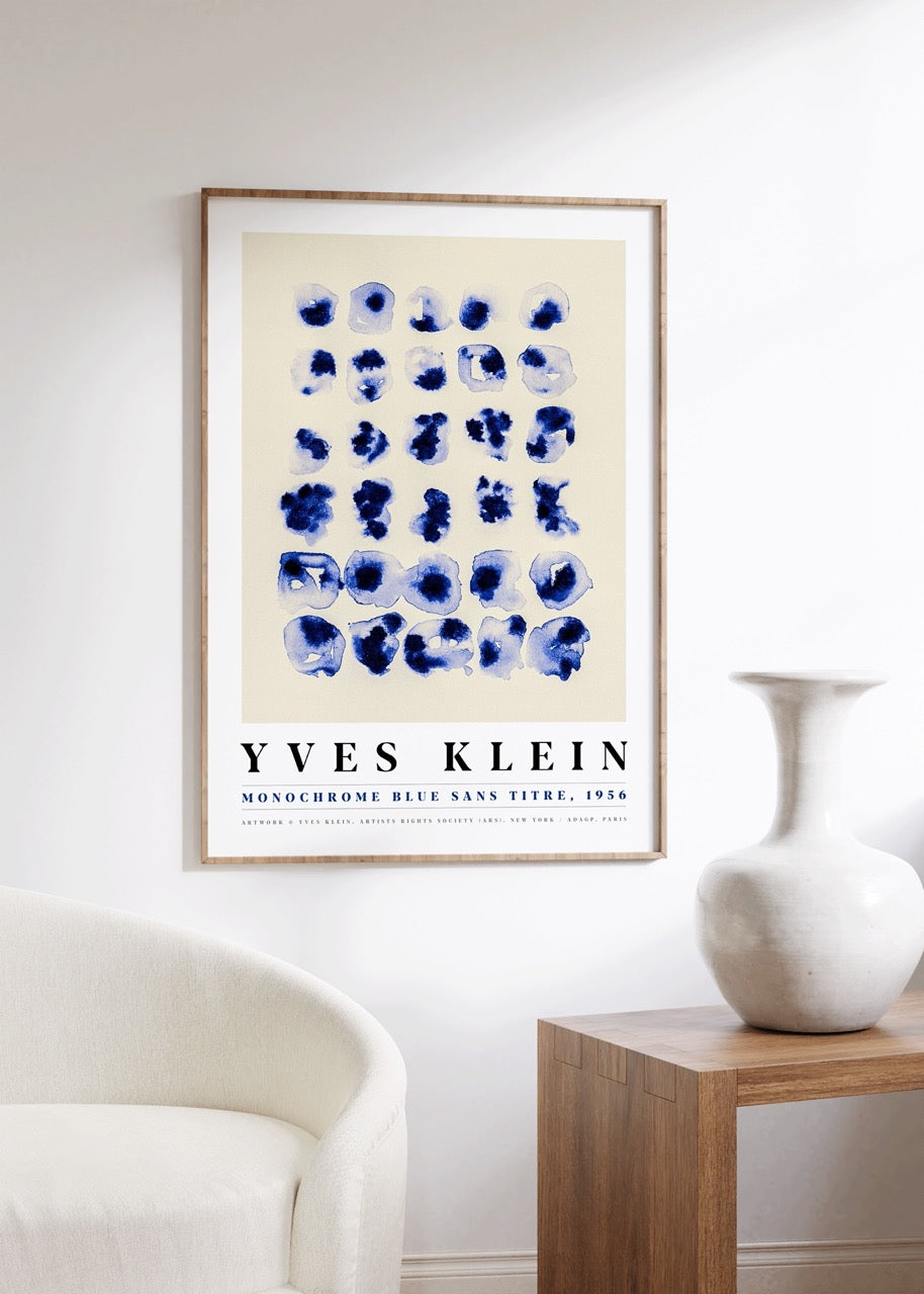 Yves Klein Çerçevesiz Poster