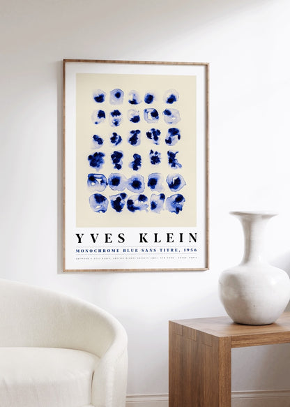 Yves Klein Çerçevesiz Poster