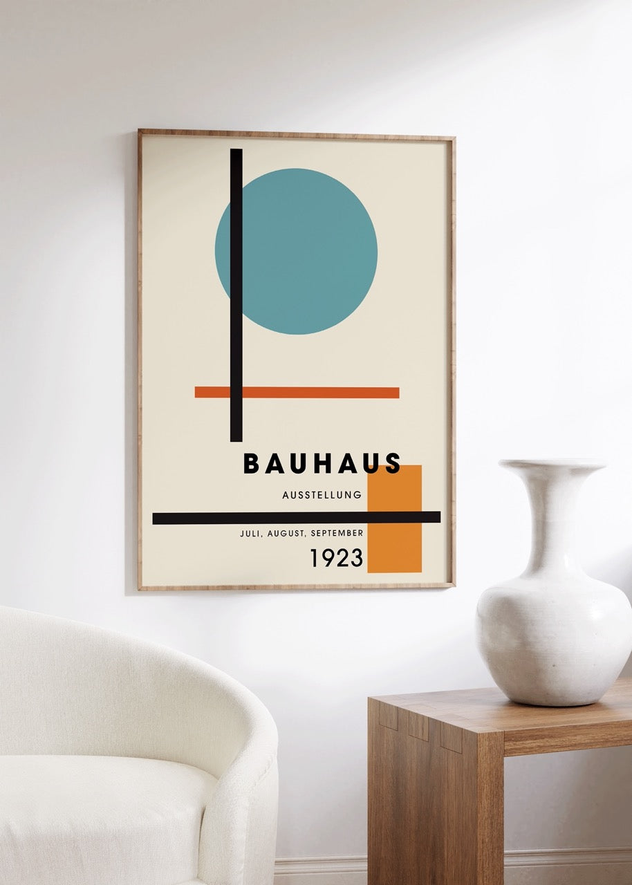 Bauhaus Çerçevesiz Poster