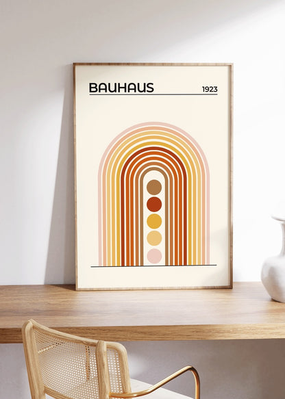Bauhaus Çerçevesiz Poster