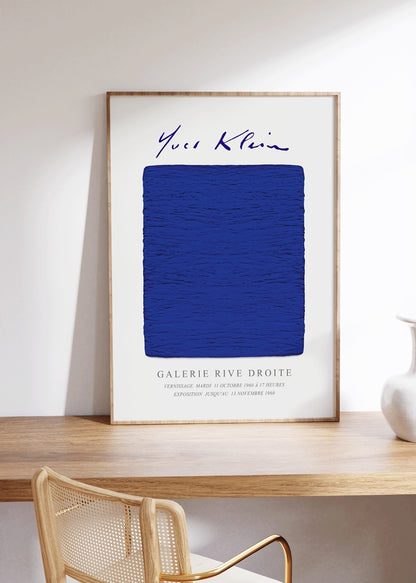 Yves Klein Unframed Poster