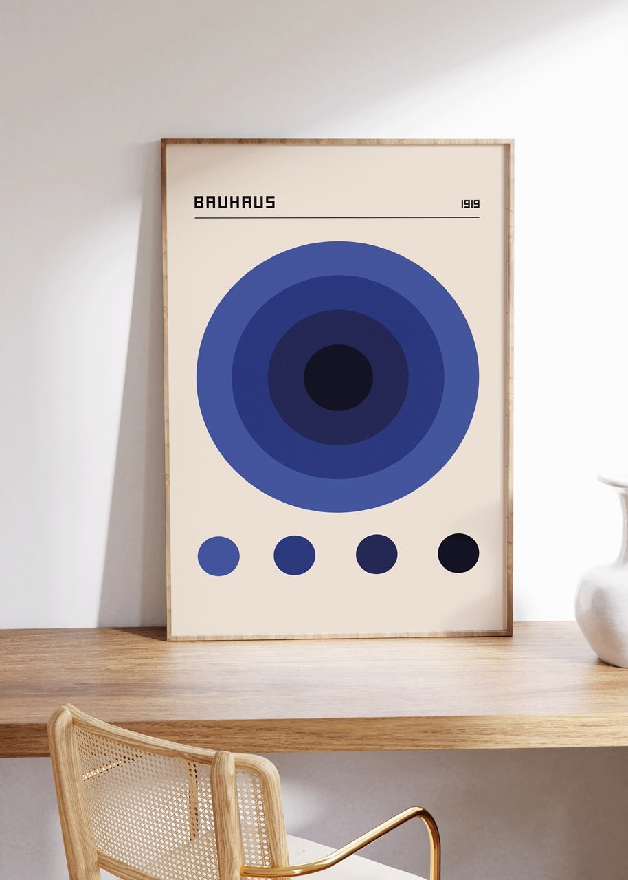 Bauhaus Çerçevesiz Poster