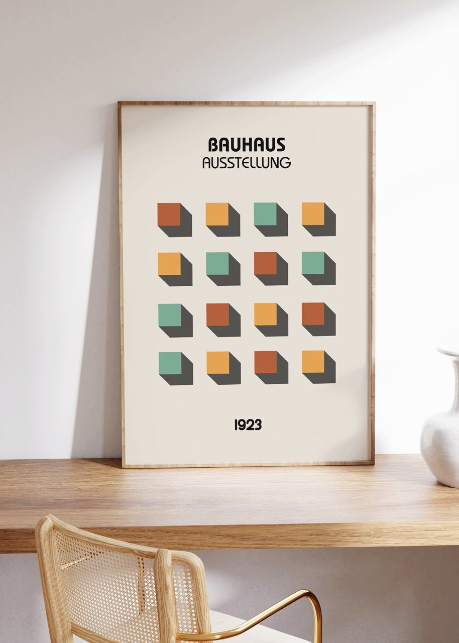 Bauhaus Çerçevesiz Poster