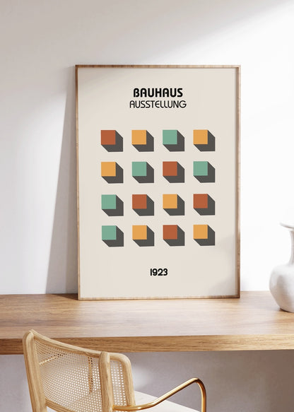 Bauhaus Çerçevesiz Poster