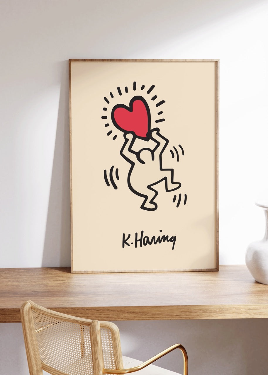 Keith Haring Çerçevesiz Poster