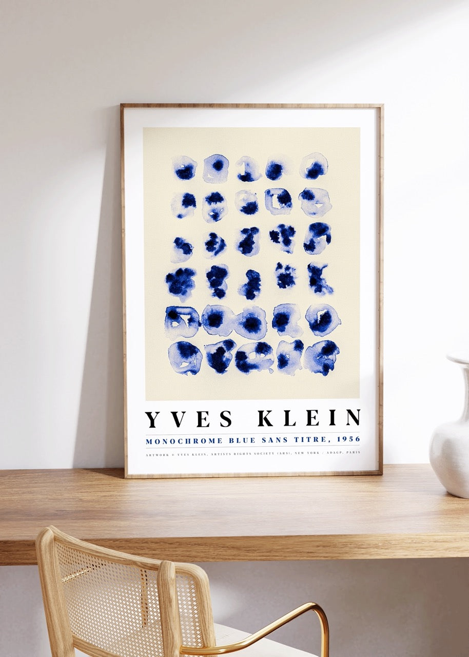 Yves Klein Çerçevesiz Poster