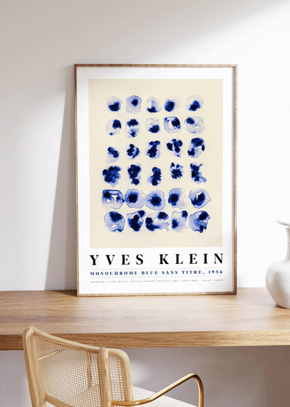 Yves Klein Çerçevesiz Poster