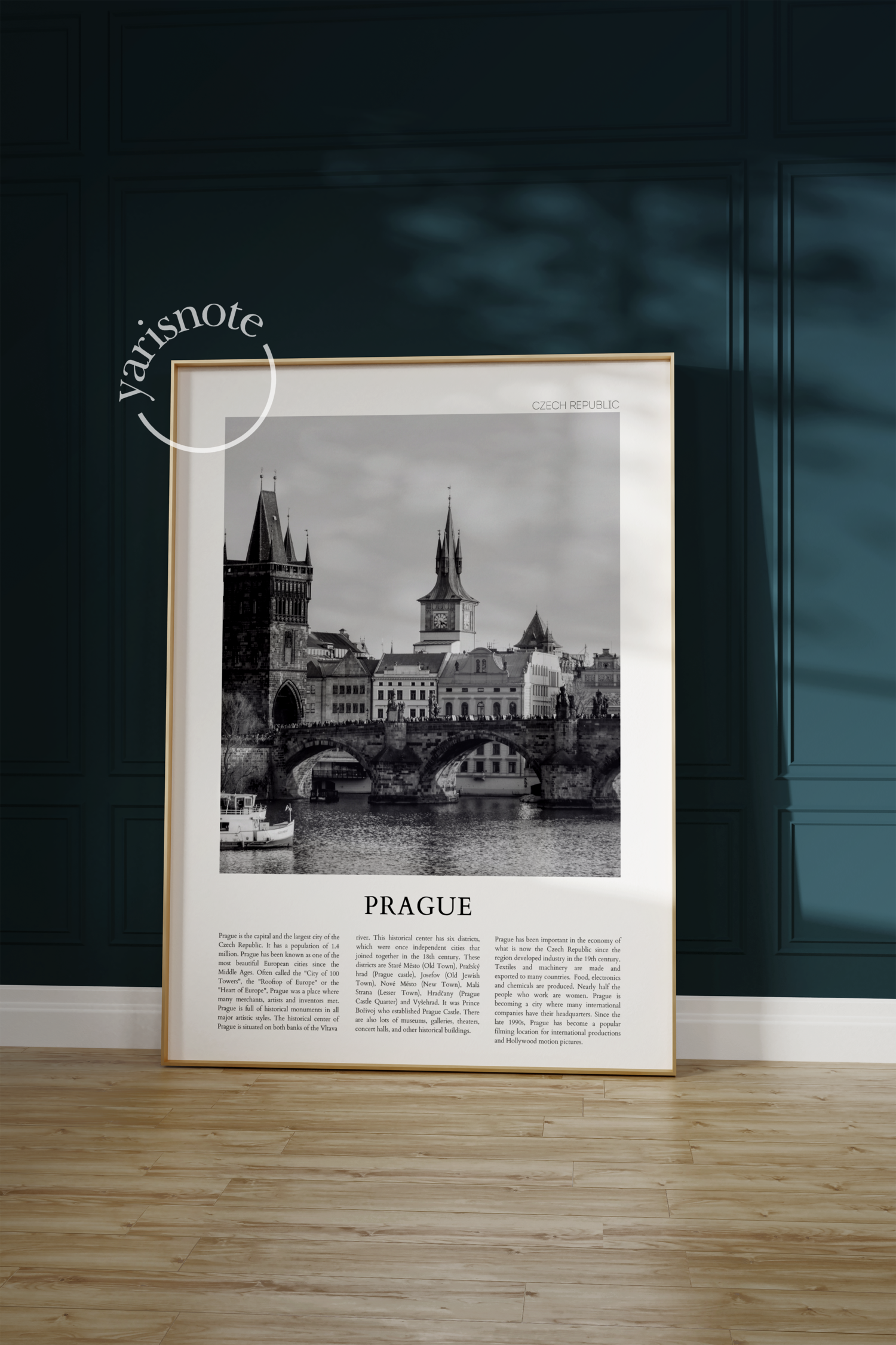 Prague Çerçevesiz Poster