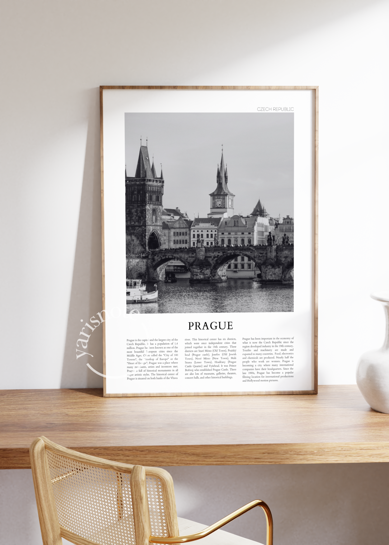 Prague Çerçevesiz Poster