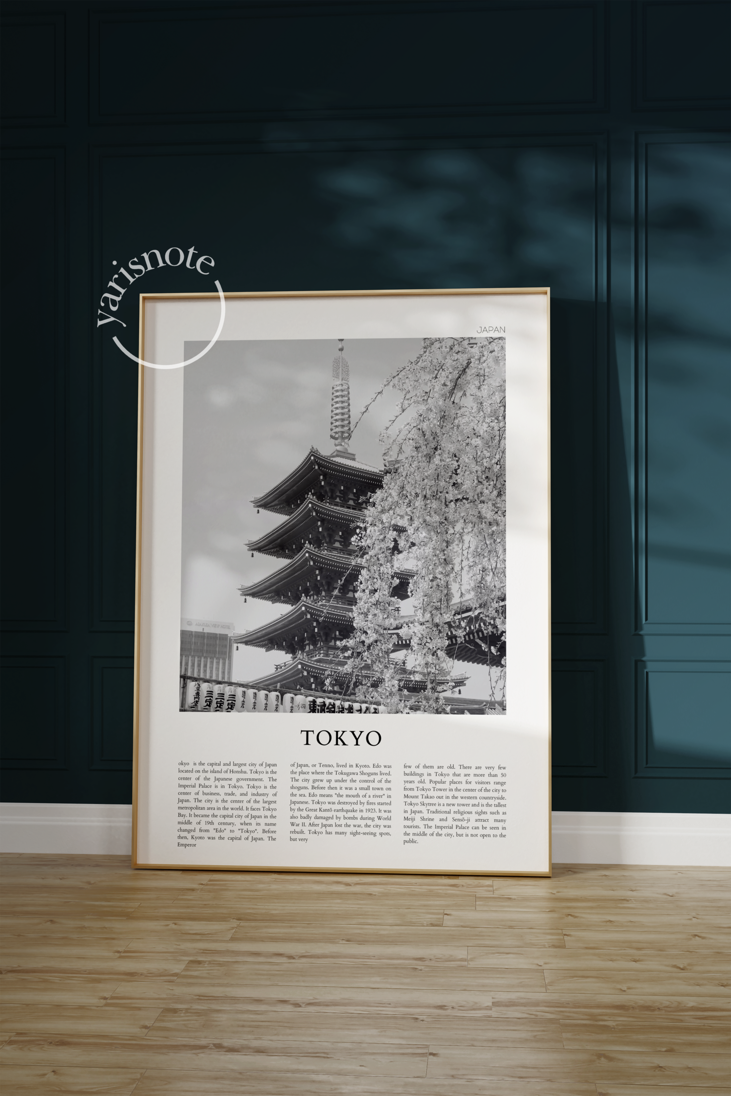 Tokyo Çerçevesiz Poster 21x30 cm