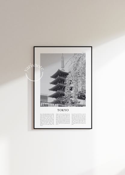 Tokyo Çerçevesiz Poster 21x30 cm