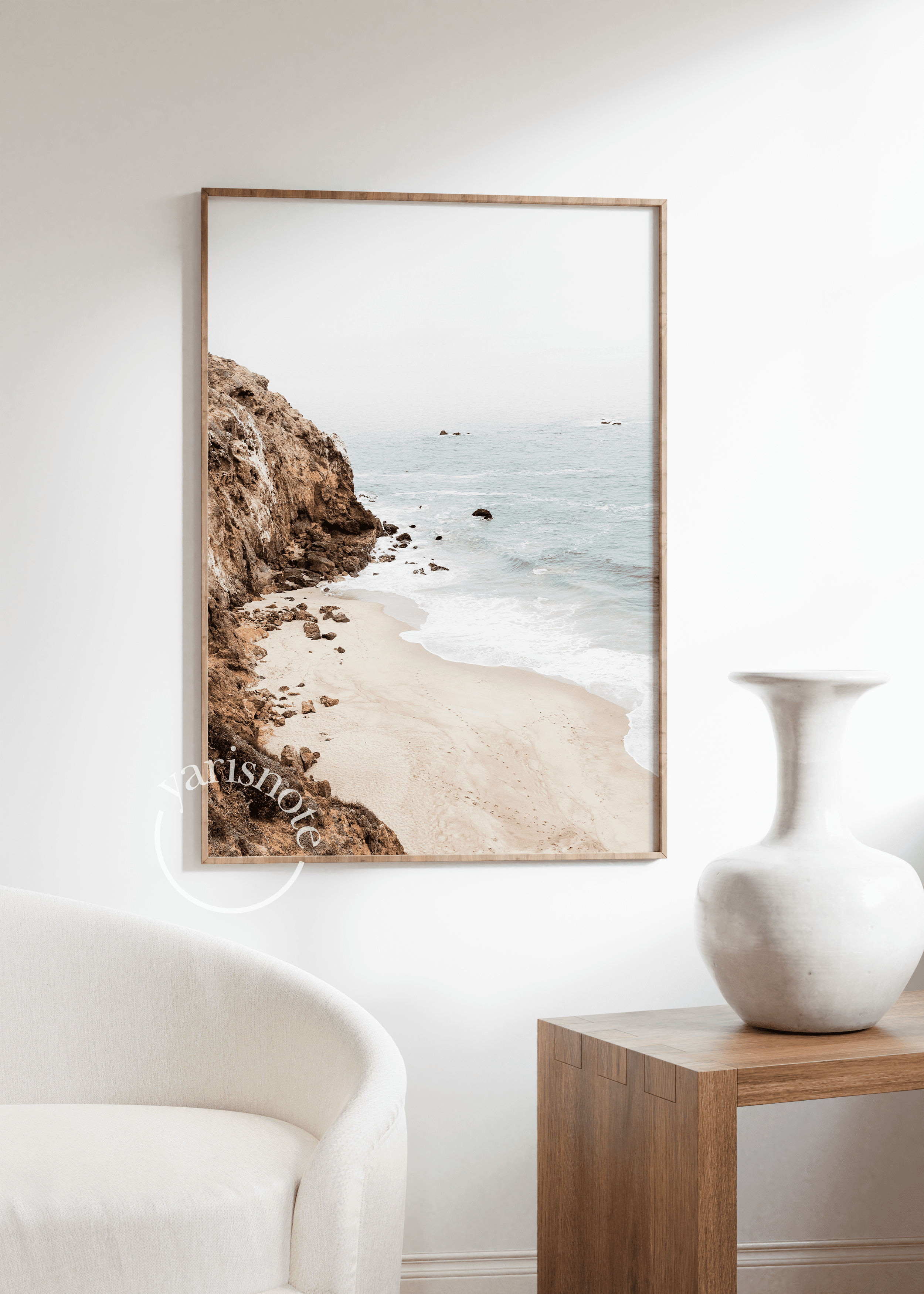 Coastal Beach Çerçevesiz Poster 21x30 cm