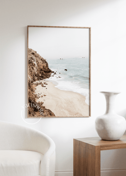 Coastal Beach Çerçevesiz Poster 21x30 cm