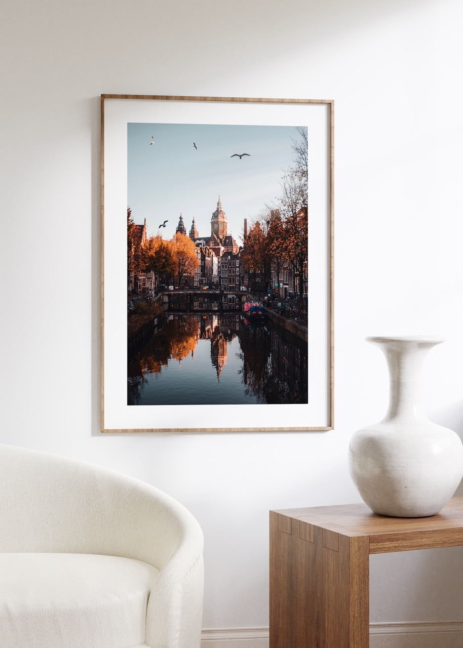 Amsterdam Fotoğraf Çerçevesiz Poster