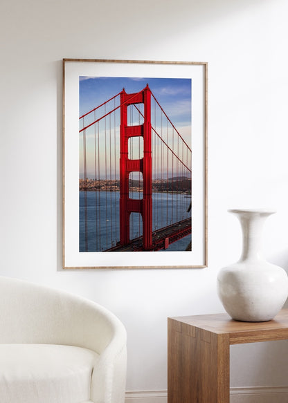 San Francisco Köprü Fotoğraf Çerçevesiz Poster